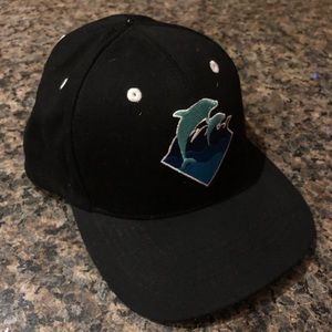 Pink Dolphin snap on hat